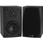 MK402BTX Powered Bluetooth 2-Way Bookshelf Speaker Pair with 3.5mm Aux In