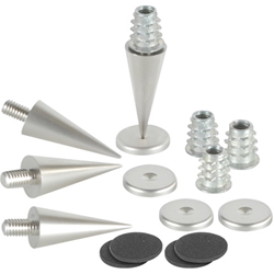 DSS3-SN Satin Nickel Spike Set 4 Pcs.