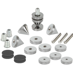 DSS6-BC Black Chrome Spike Set 4 Pcs.