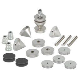 DSS6-SN Satin Nickel Spike Set 4 Pcs.