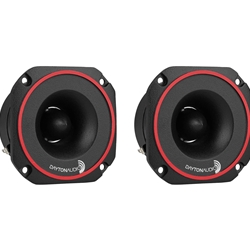 ST602-4 60W Titanium Bullet Tweeter with Square Frame Pair